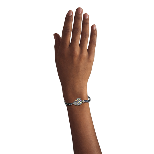 Multi Sapphire Fish Bracelet