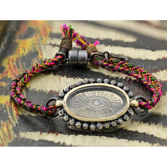 Carved Evil Eye Bracelet