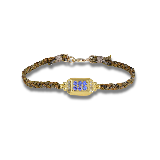 Tanzanite Diamond Small Bracelet