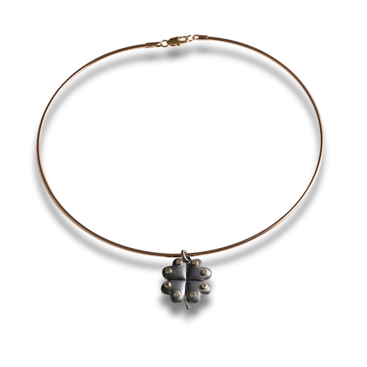 Diamond Clover Pendant