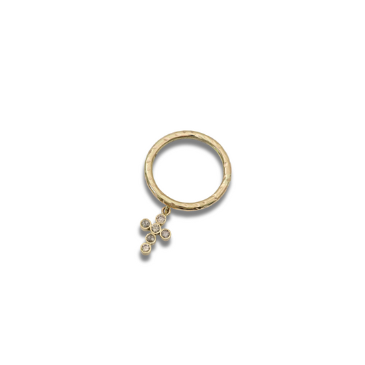 Gold Cross Ring