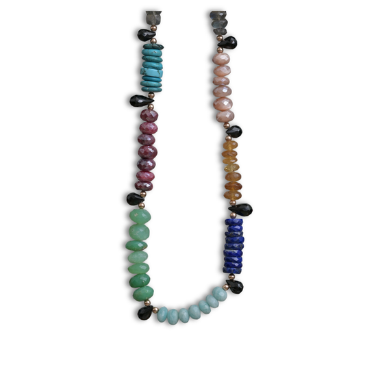 Multistone Gemstone Necklace