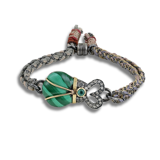 Malachite Scarab Bracelet