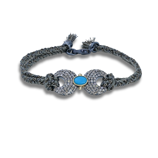 Simple Butterfly Turquoise Diamonds