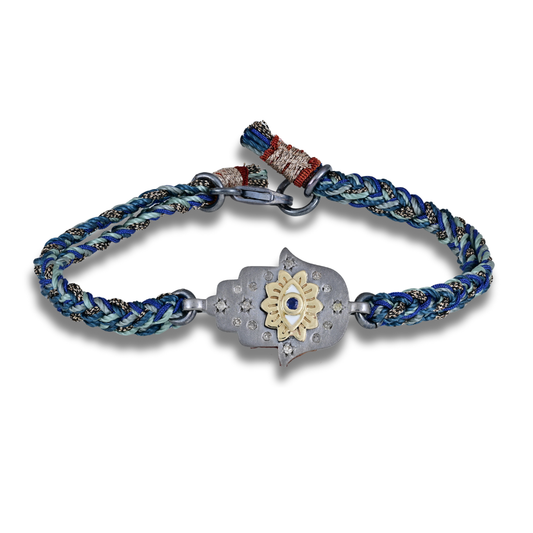 Sapphire Hamza Bracelet
