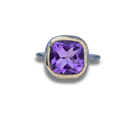 Single Ring Amethyst