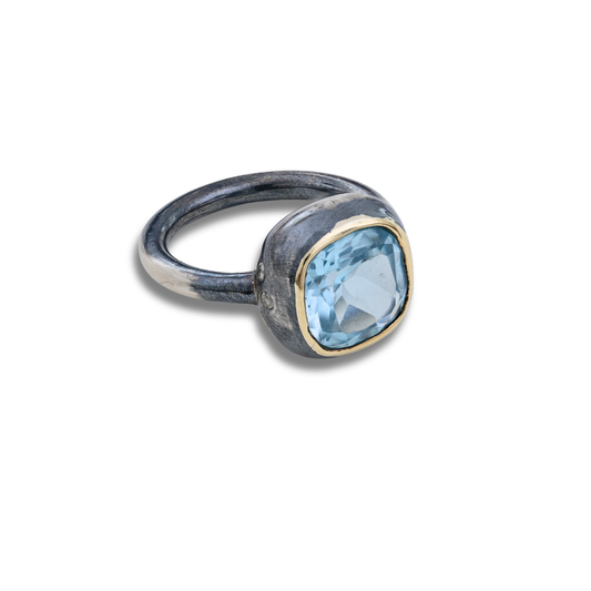Single Ring Lemon Quartz