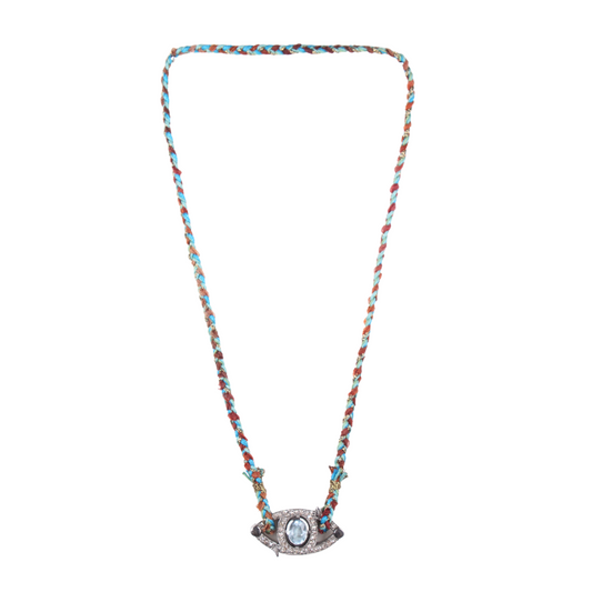 Eye Clasp Aquamarine