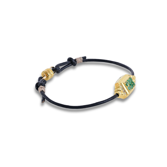 Emerald Diamond Small Bracelet