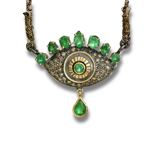 Emerald Crown Pendant