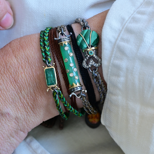 Malachite Octopus Bracelet