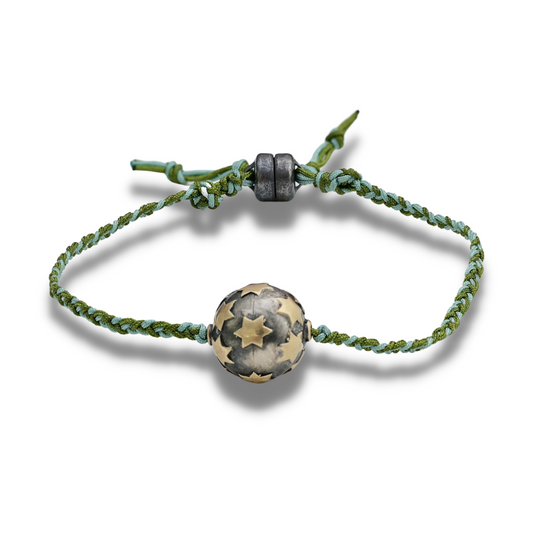 10K Gold and Silver Ball Bracelet