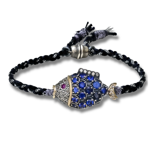 Sapphire Fish Bracelet