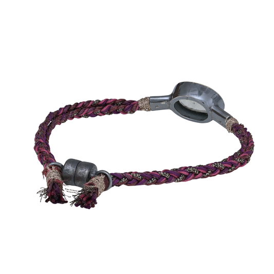 Bezel Oval Cut Amethyst Bracelet
