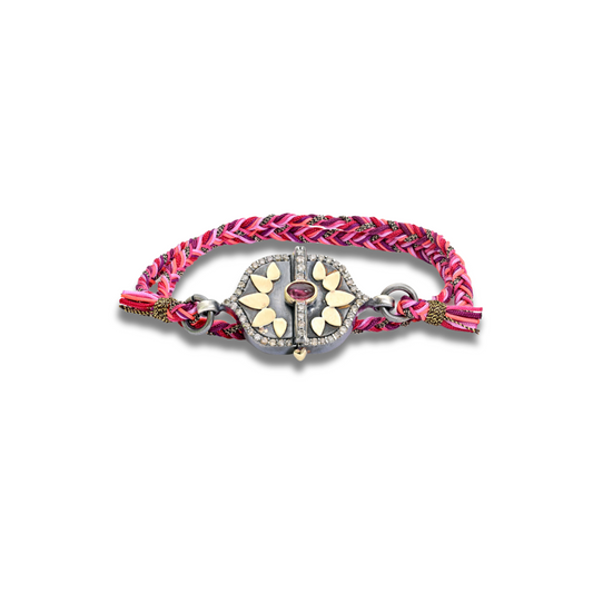Tourmaline Flower Bracelet