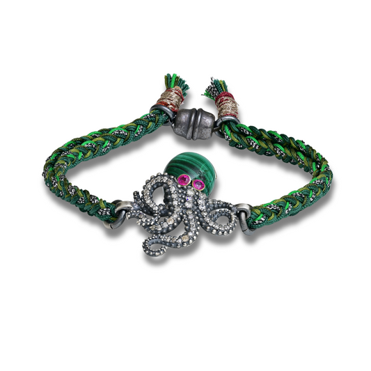 Malachite Octopus Bracelet