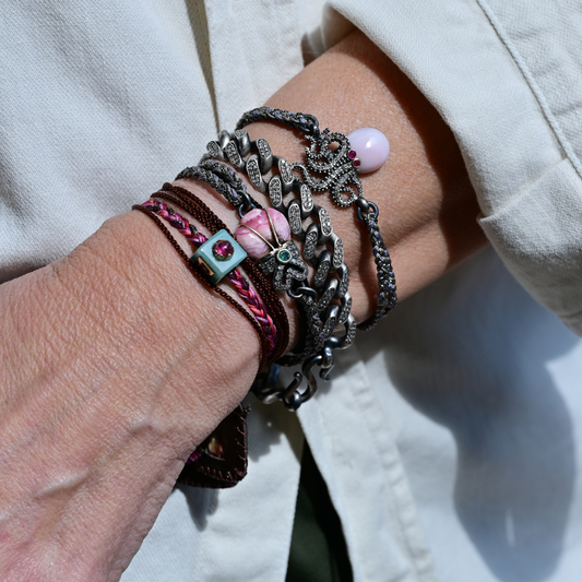 Lapis Octopus Bracelet