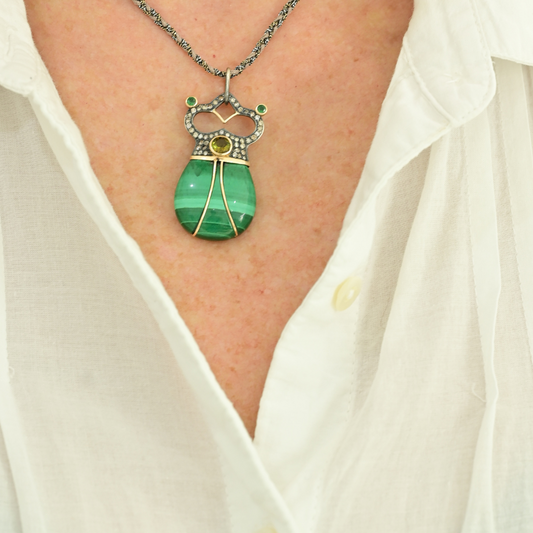 Turquoise Royal Scarab Pendant